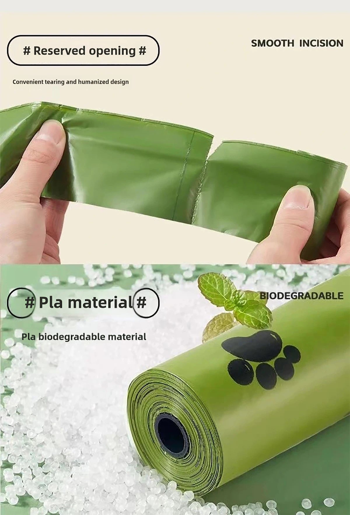 Eco-Friendly Dog Poop Bags with Dispenser – Biodegradable, Scented & Perfect for Pets