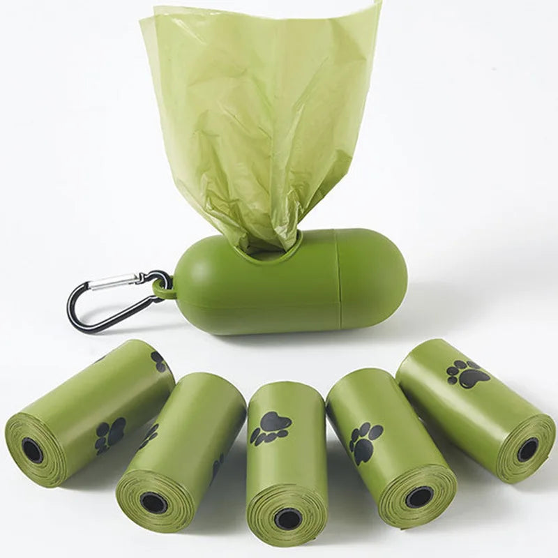 Eco-Friendly Dog Poop Bags with Dispenser – Biodegradable, Scented & Perfect for Pets